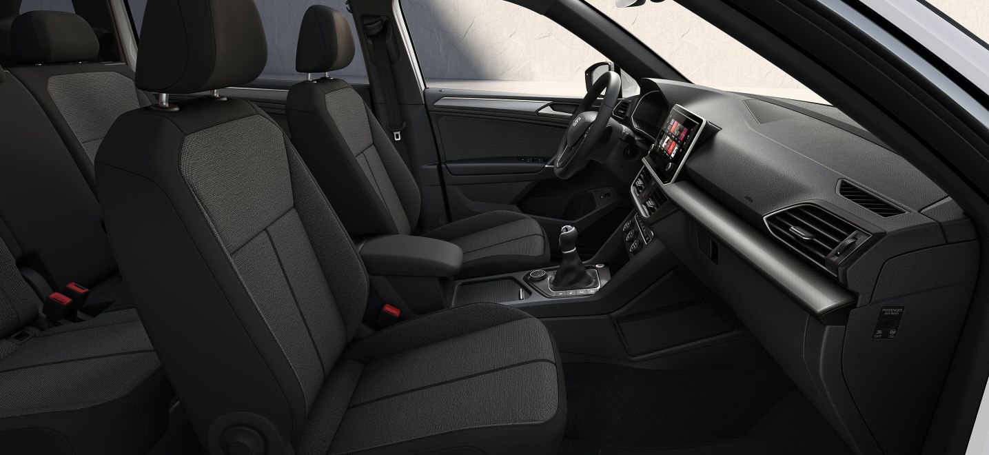 New SEAT Tarraco SUV 7 seater design textile olot textab with Black Alcantara
